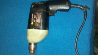 Vintage Black & Decker Variable Speed Reversing 3/8 " Drill - Model 7190 Type 1