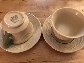 2 Vintage Shenango Coffee Cups/saucers