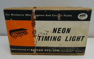 Vintage Repco Neon Timing Light Model No.  174 Boxed