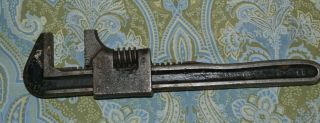 Vintage 9 In Auto Adjustable Monkey Pipe Wrench 28