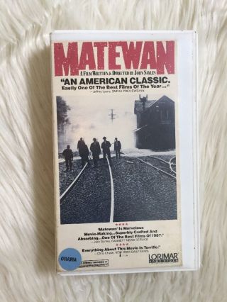 Matewan Film Vhs Tape An American Classic Vtg Movie 1987