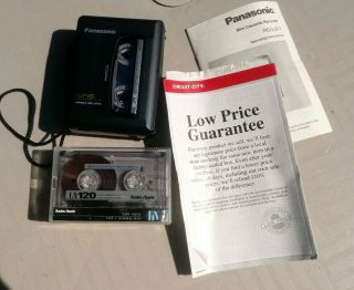 PANASONIC RQ - L317 Vintage Portable Cassette Player Recorder NOS - 2