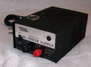 VINTAGE EICO 1040 SOLID STATE 117 VAC to 12 VOLT DC 4 AMP POWER SUPPLY 5