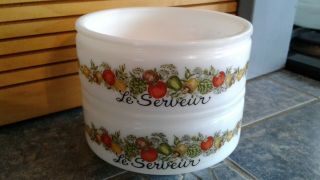 Vintage Spice Of Life Serving Bowls By Gemco,  Le Serveur,  " Spice Of Life "
