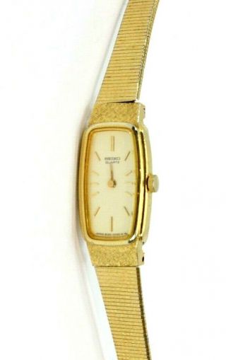 Vintage Seiko Gold - Tone Womens Watch,  Parts/repair,  2e20 - 5010