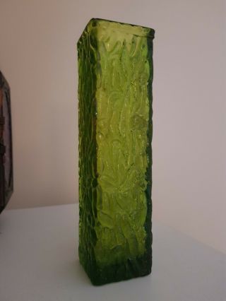 Vintage Dark Green Glass 