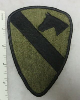 Vietnam War Vintage 1st Cavalry Division Patch Us Army Subdued Merrowed