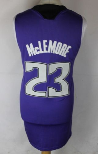 Mclemore 23 Vintage Sacramento Kings Basketball Jersey Shirt Mens 3xl Adidas