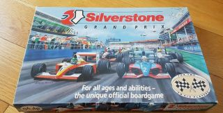 Vintage Formula 1 F1 Silverstone Grand Prix Board Game 100 Complete Racing