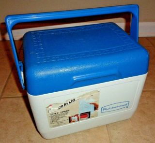 Vintage Rubbermaid /gott Lunch Box Tote 6 Personal Cooler 1806 Made In Usa