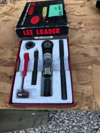 Lee Loader Reloading Tool.  38 Special &.  357 Magnum Vintage Reloading Hand Press