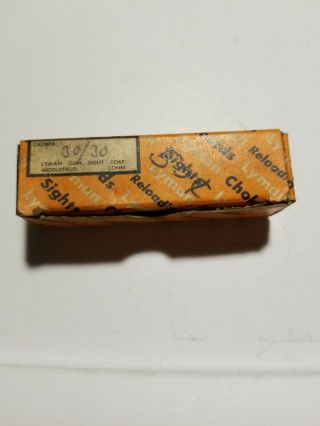 Vintage Lyman Full Length Shell Resizer 30 - 30 With Box