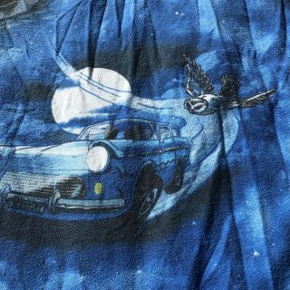 Vintage Harry Potter Flying Car Twin Sheet Teen Bed Sheet Cotton Owl Bedding