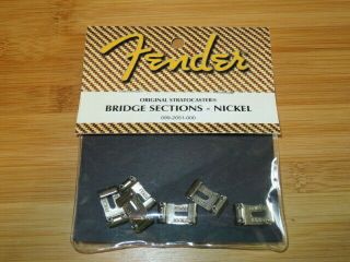 Fender Usa Nickel Rolled Steel Vintage Tremolo Bridge Saddles