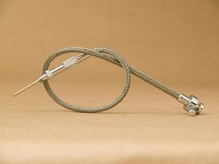 Vintage Unbranded Chrome 10 " Locking Cable Release Made In Japan