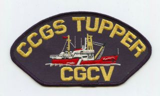 Vintage Canadian Coast Guard Ccgs/cgcv Tupper Patch Uniform Crest Flash