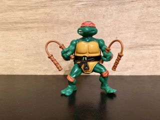 Vintage Teenage Mutant Ninja Turtles: Michaelangelo & Accessories 1988 Playmates