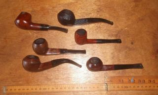 Estate Pipes Six Assorted Vintage Pipes