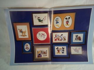 Vintage WALT DISNEY Characters in Counted Cross Stitch Pattern Book Paragon 4