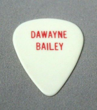 Chicago // Dawayne Bailey Vintage Tour Guitar Pick // White/red Bob Seger