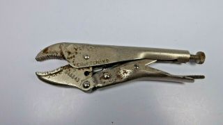 Vintage Craftsman Small Vise Grip Pliers Model 9 45343 Made In Usa