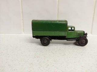 Vintage Dinky Toys 25 Series – 25b Green Covered Van –