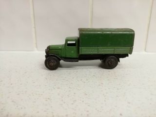 Vintage Dinky Toys 25 Series – 25b Green Covered van – 2
