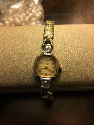 Vintage Bulova 23 Watch Ladies Benrus Mens Pearl Necklace Parts Jewelry Silver 2