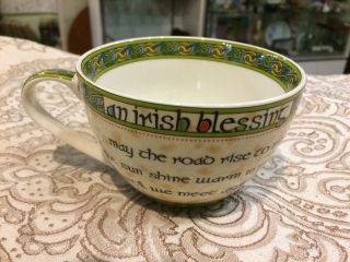 Vintage Irish Weave Mug Cup Irish Blessing Coffee Tea Mug