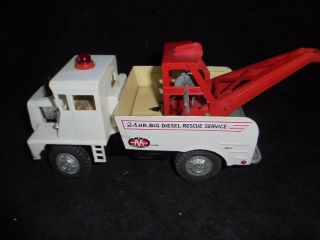 Vintage Tonka Toys White Tow Truck Made In Japan