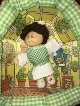 Vtg Coleco 1984 Cabbage Patch Kids Pin - Ups Minni Chrissie Greenhouse Doll Toy 3