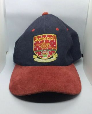 Vintage Arsenal Cap Possible Suede 90s Gunners
