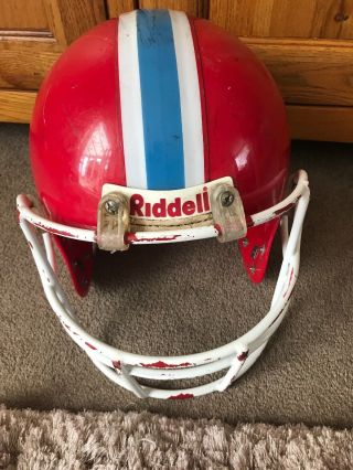 Vintage Riddell American Football Helmet Size Medium Display Only