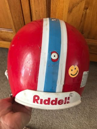 Vintage Riddell American Football Helmet Size Medium DISPLAY ONLY 3