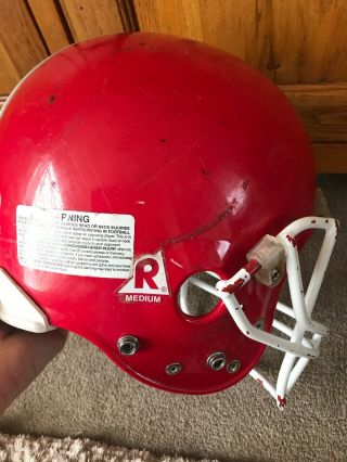 Vintage Riddell American Football Helmet Size Medium DISPLAY ONLY 4
