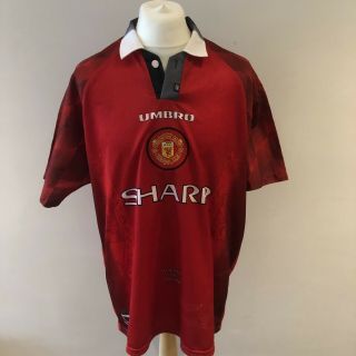 Vintage 1996 - 98 Manchester United Home Shirt - Xl
