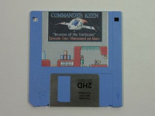 Commander Keen - Marooned On Mars - Floppy Disk - Ibm 1990 
