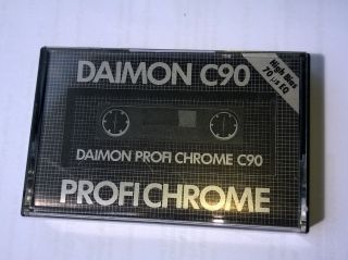 Daimon Profi Chrome C90 Vintage Cassette Tape From Germany