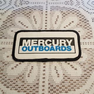 Vtg Mercury Outboards Patch Applique Crest Sew Glue On Logo