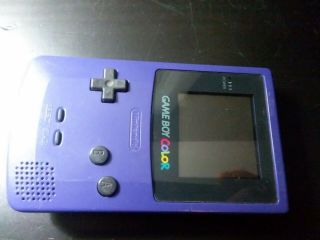 Vintage Nintendo Game Boy Color CGB - 001.  1998.  Purple. 2