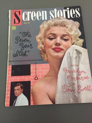 Vintage Screen Stories,  July 1955,  Marilyn Monroe " Seven Year Itch "
