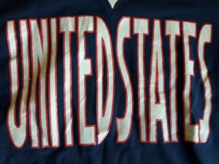 Vintage 1992 Summer Olympics Team USA Track & Field shirt top,  Kappa,  size L 3
