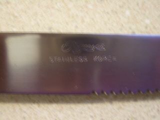 Vintage Stanley Roberts Rogers Cutlery Pistol Handle Steak Knife Set 2