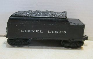 Vintage Lionel Coal Tender Train Car O Scale Ll146