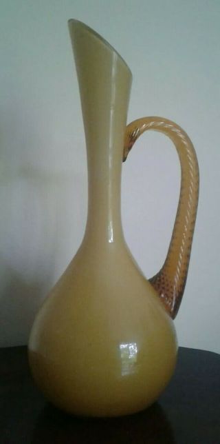 Vintage Retro Murano Art Glass Vase 1960 