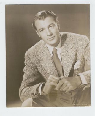 Vintage 1942 Movie Press Photo Of Gary Cooper From " The Pride Of The Yankees "