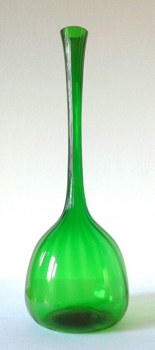 Vintage Empoli,  Italian Glass Vase