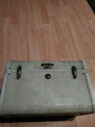 Vintage Train Case Marble Cosmetic Luggage Suitcase Samsonite Shwayder