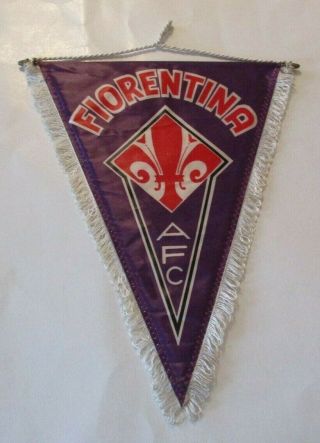 Vintage Fiorentina Football Club Pennant,  Stadio Artemio Franchi Florence Italy