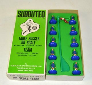 Vintage C100 Subbuteo Soccer Chelsea Football Team Ref 42 C.  1978 - 80